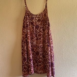 Free People trapeze/slip dress